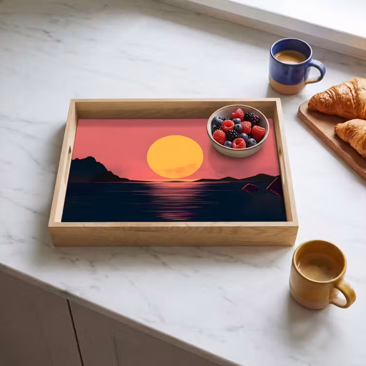Plateau - Soleil - Jaune - Montagnes - Eau — 3