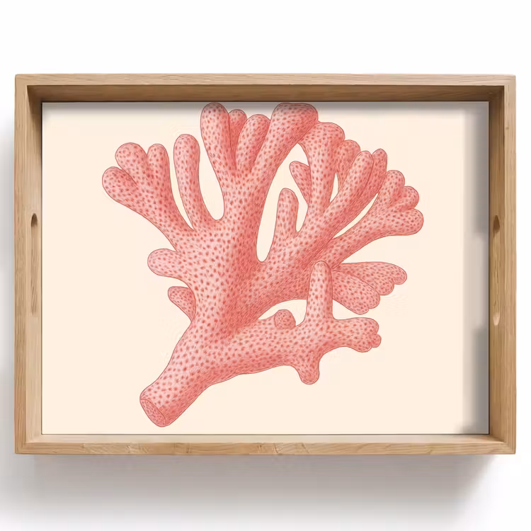 Plateau - Corail - Pois - Rose — 1