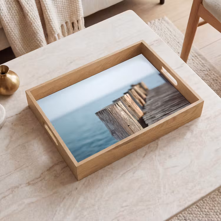 Plateau - Echafaudage en bois - Ciel bleu vif — 2