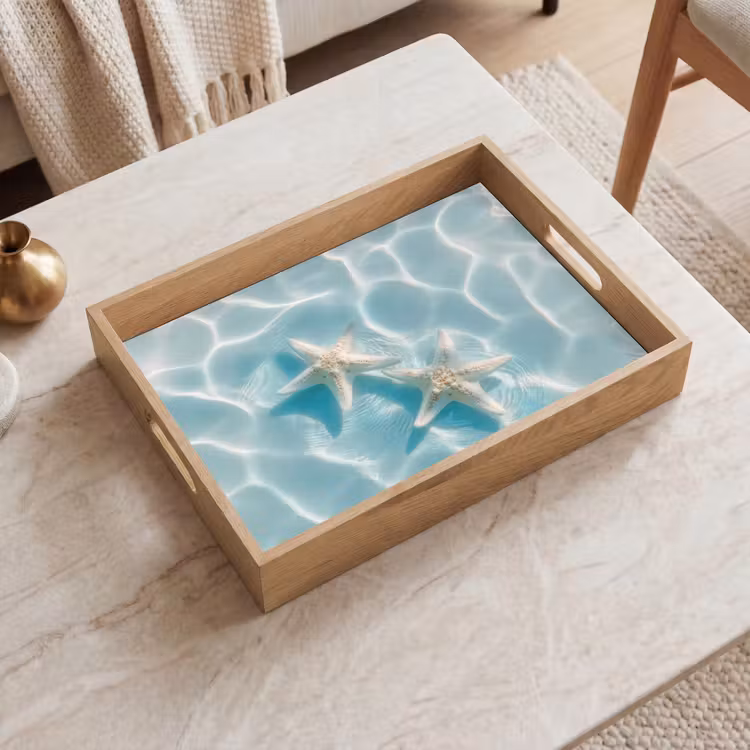 Plateau - Étoile de mer - Eau ondulée - Apaisant — 2