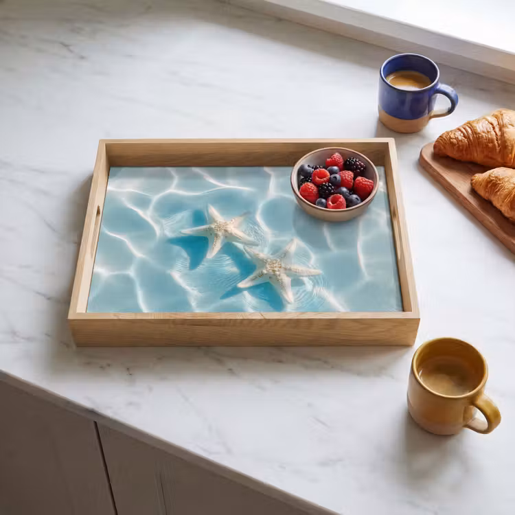 Plateau - Étoile de mer - Eau ondulée - Apaisant — 3