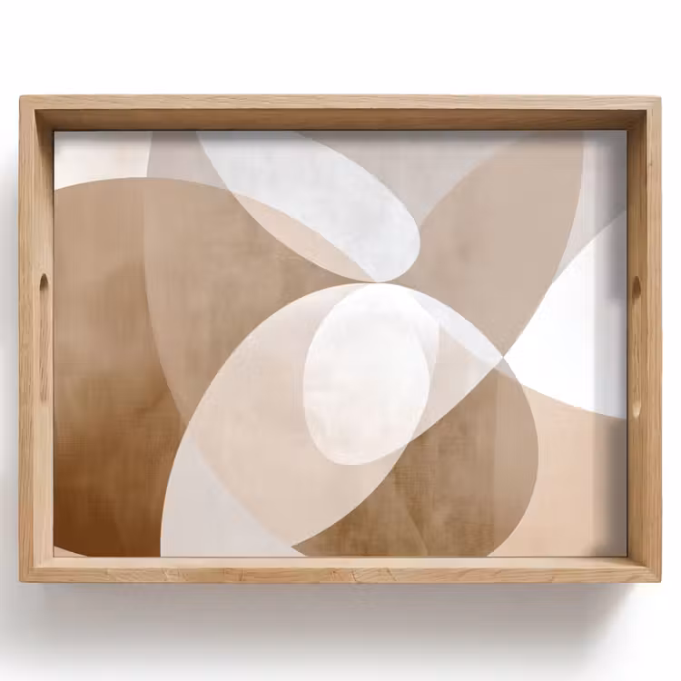 Plateau - Formes ovales - Transparent - Transition douce — 1