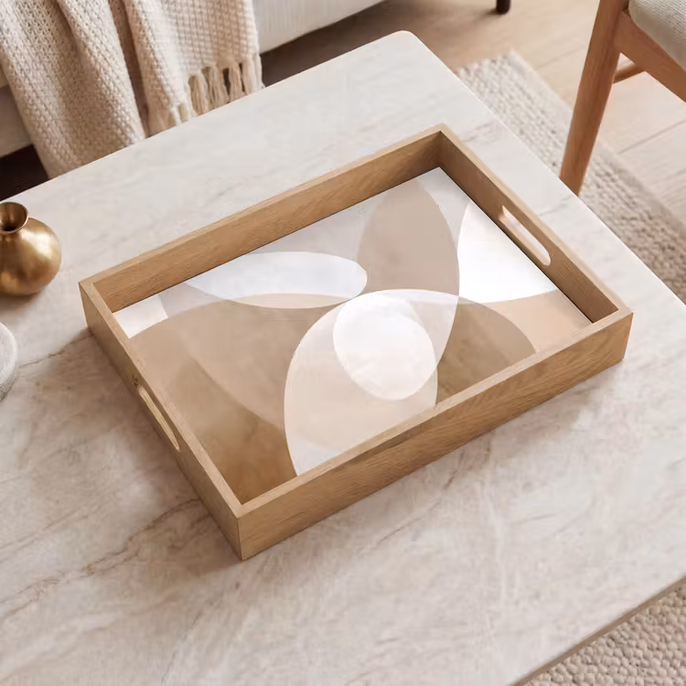 Plateau - Formes ovales - Transparent - Transition douce — 2