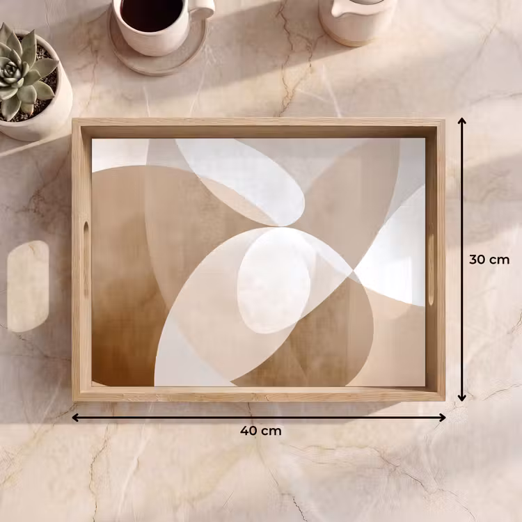 Plateau - Formes ovales - Transparent - Transition douce — 7