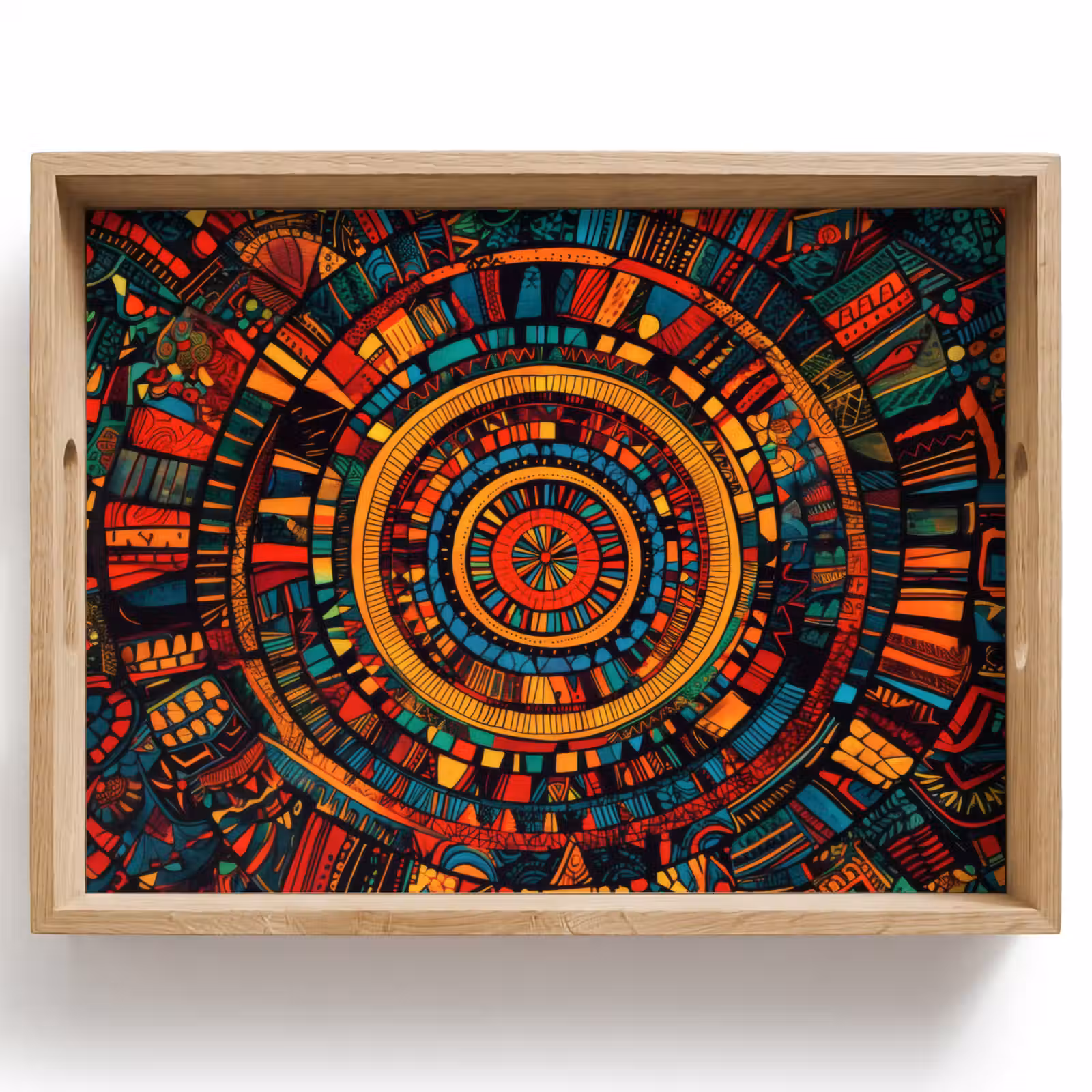Plateau - Mandala - Cercles - Motifs — 1