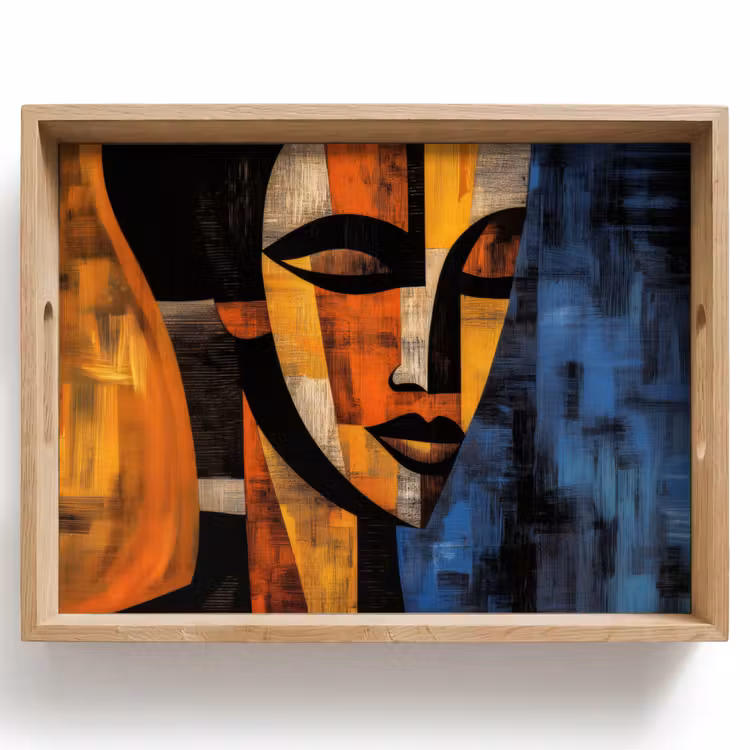 Plateau - Abstrait - Portrait - Champs de couleurs — 1
