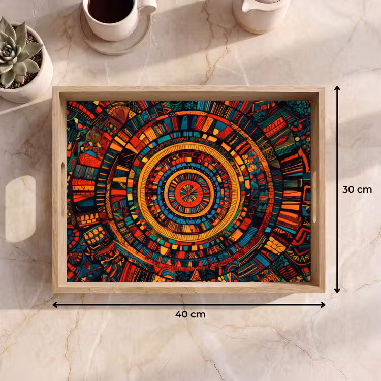 Plateau - Mandala - Cercles - Motifs — 7