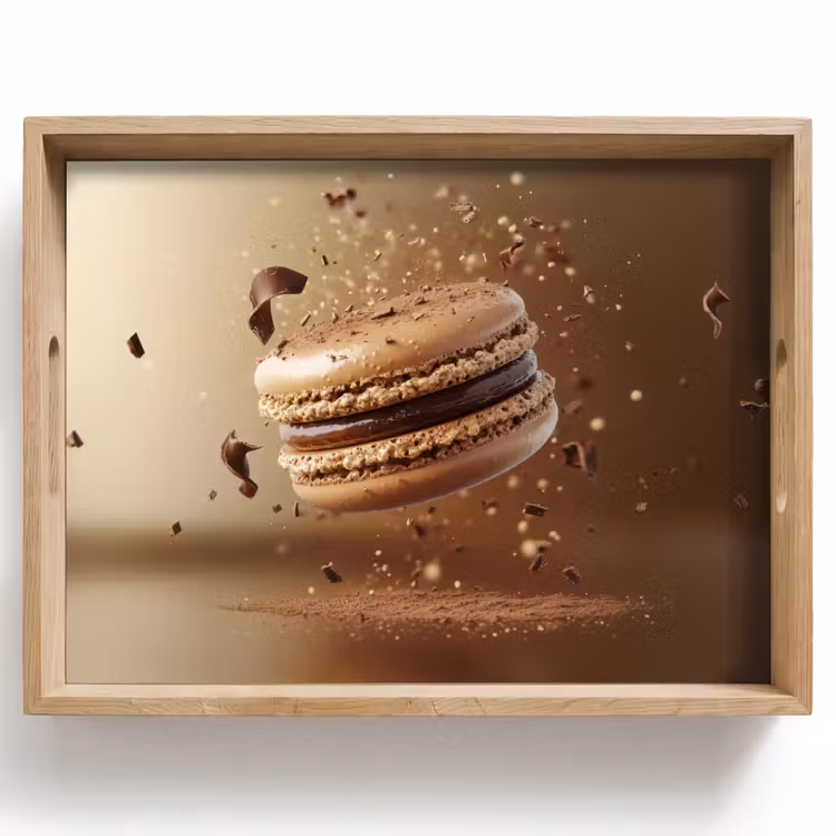 Plateau - Chocolat - Macarons - Alimentation - Bonbons — 1