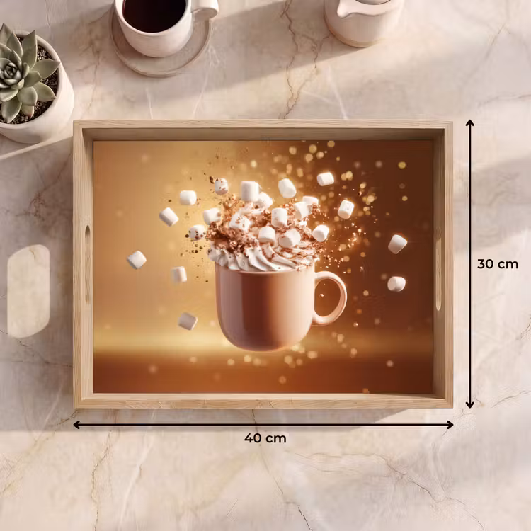 Plateau - Chocolat - Boisson - Chaud - Marron — 7