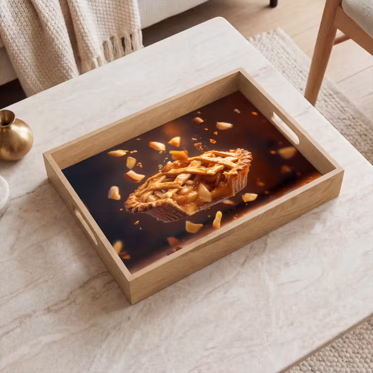 Plateau - Pommes - Tarte - Chaud - Aliments — 2