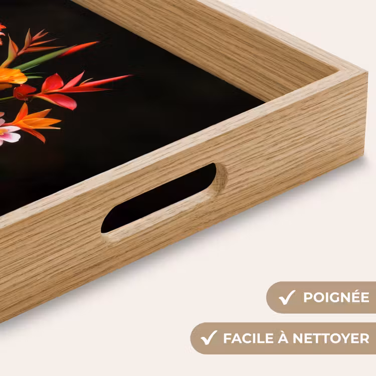 Plateau - Bouquet - Fleurs - Exotique — 8