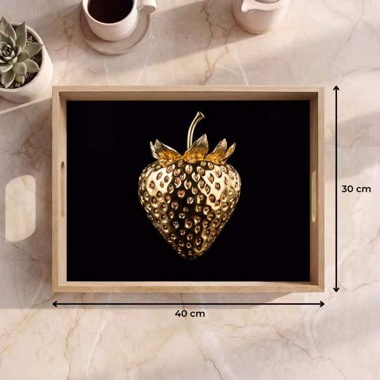 Plateau - Fraise - Or - Noir - Chrome — 7