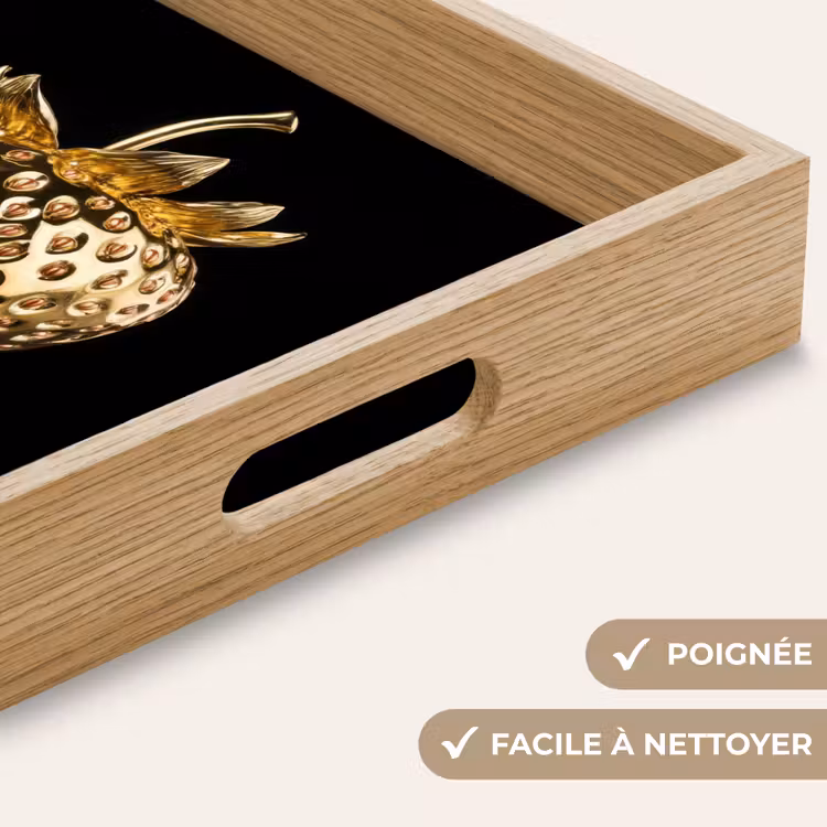 Plateau - Fraise - Or - Noir - Chrome — 8