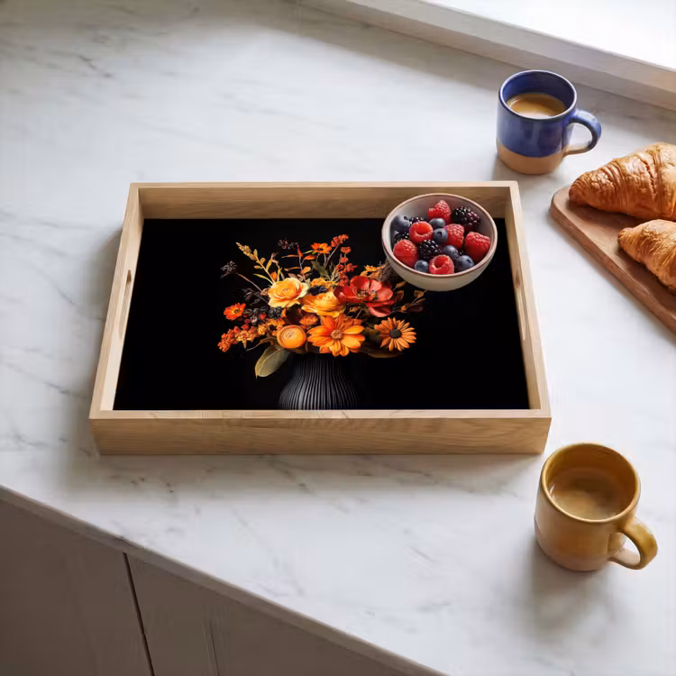 Plateau - Automne - Bouquet - Orange — 3