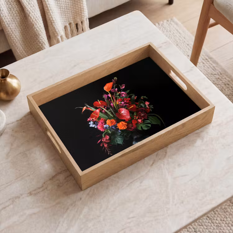 Plateau - Fleurs - Bouquet - Ornemental — 2
