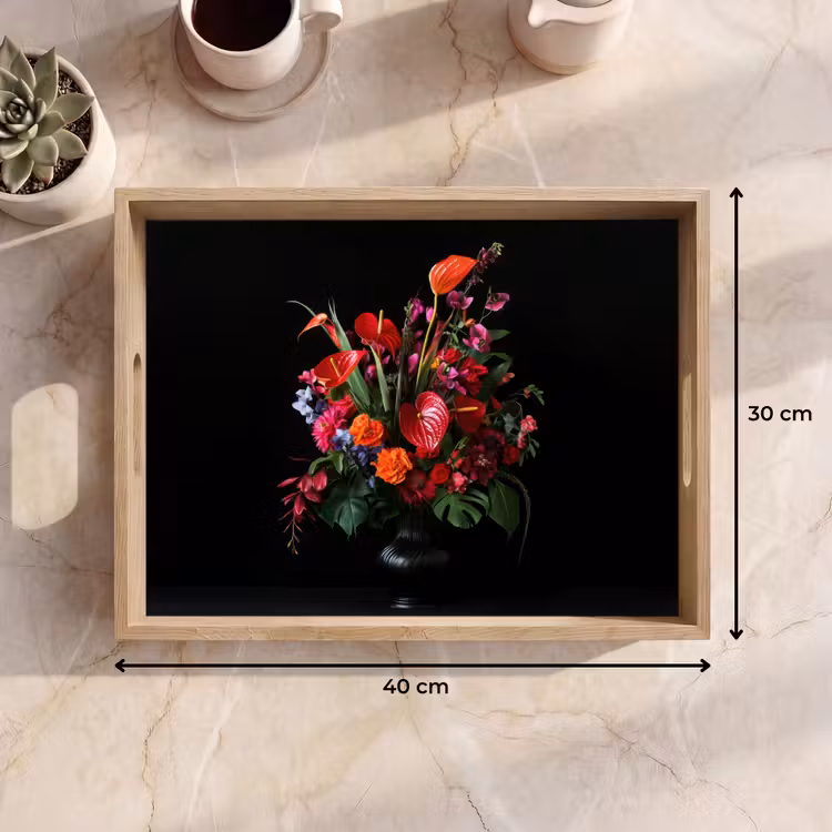 Plateau - Fleurs - Bouquet - Ornemental — 7