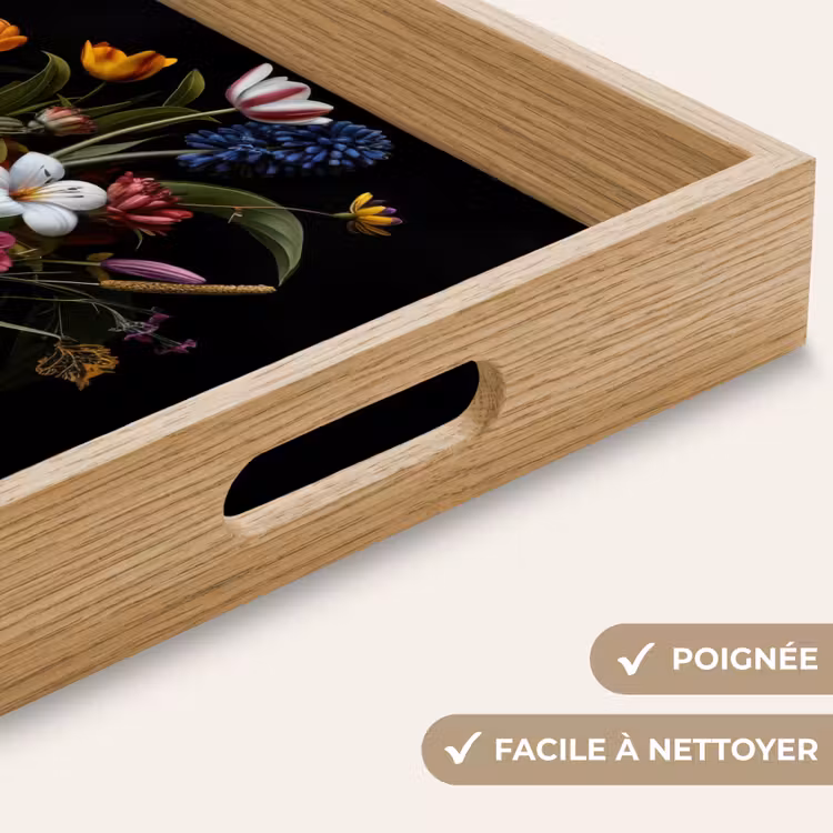 Plateau - Printemps - Fleurs - Classique - Vase — 8
