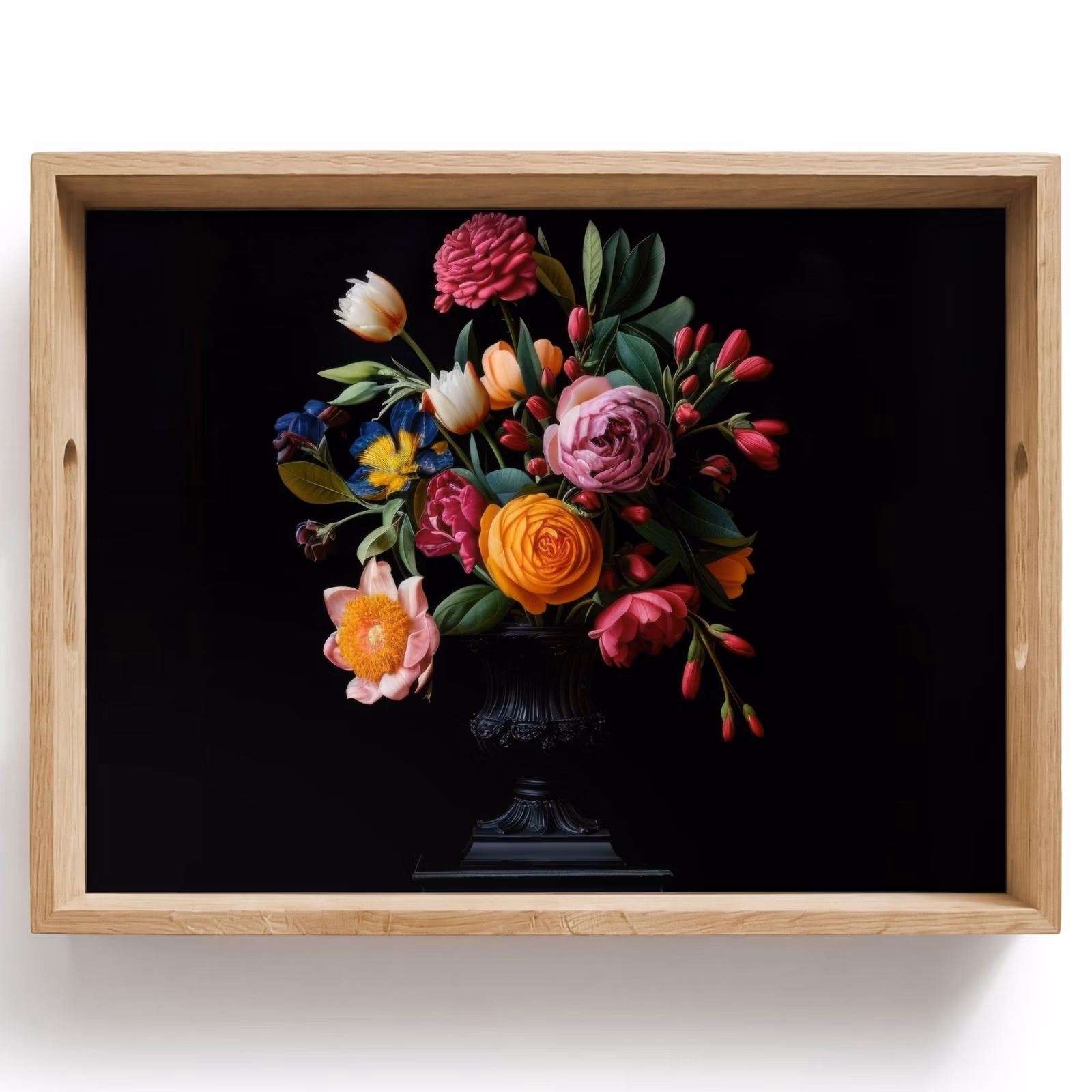Plateau - Bouquet - Romantique - Coloré — 1