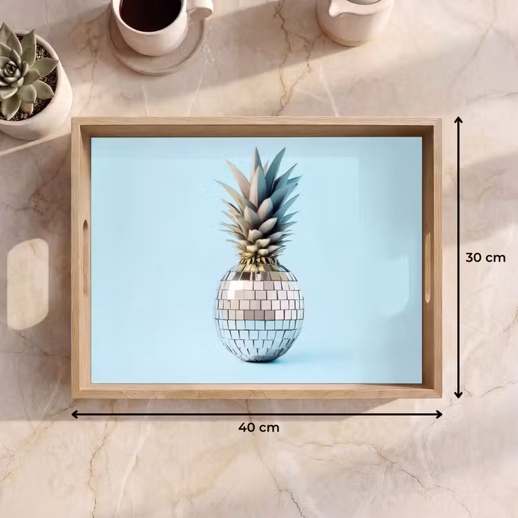 Plateau - Bleu - Ananas - Disco - Discoball — 7
