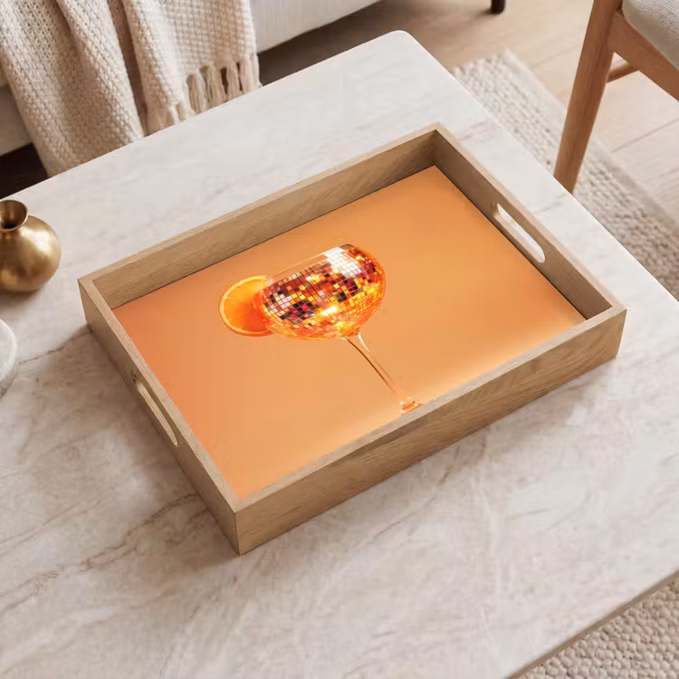 Plateau - Boisson - Orange - Paillettes - Disco — 2