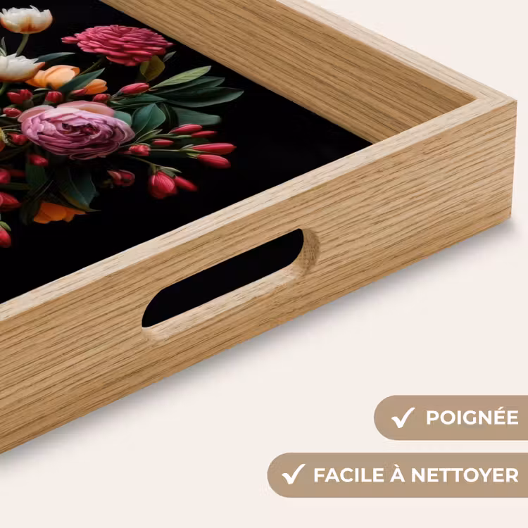 Plateau - Bouquet - Romantique - Coloré — 8