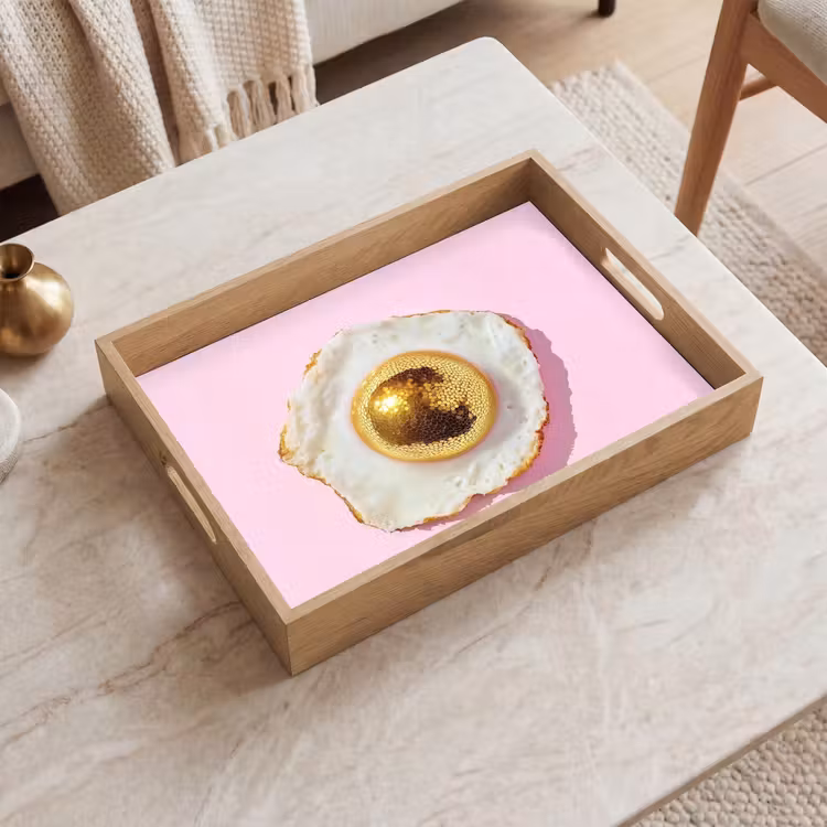 Plateau - Œuf - Disco - Petit déjeuner - Paillettes — 2