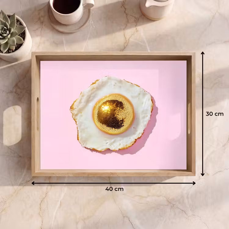 Plateau - Œuf - Disco - Petit déjeuner - Paillettes — 7