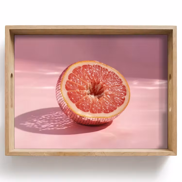 Plateau - Pamplemousse - Rose - Disco - Brillant — 1