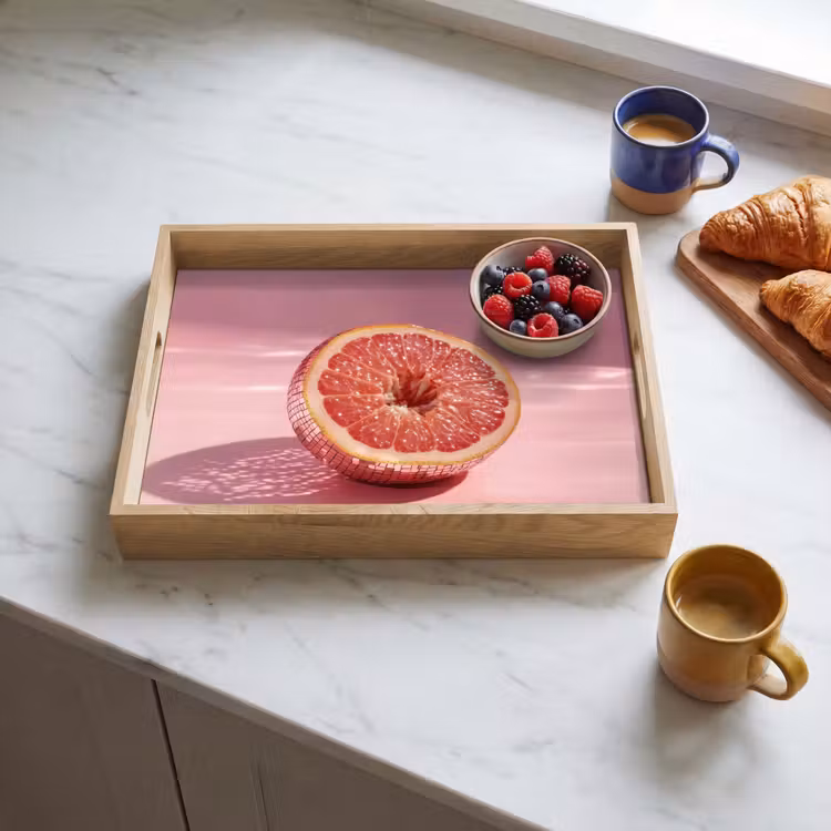 Plateau - Pamplemousse - Rose - Disco - Brillant — 3