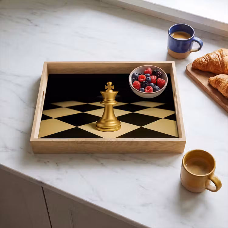 Plateau - Pièce d'échecs - Roi - Échiquier - Bloqué — 3