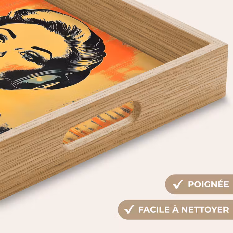 Plateau - Retro - Femme - Ecouteurs - Orange — 8