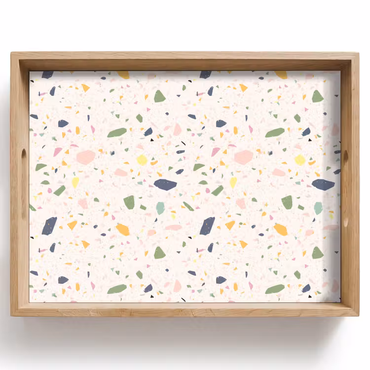Plateau - Terrazzo - Motif - Coloré - Festival — 1