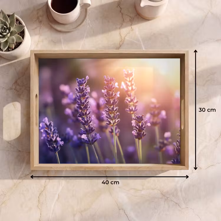 Plateau - Fleurs de lavande - Pourpre - Soleil — 7