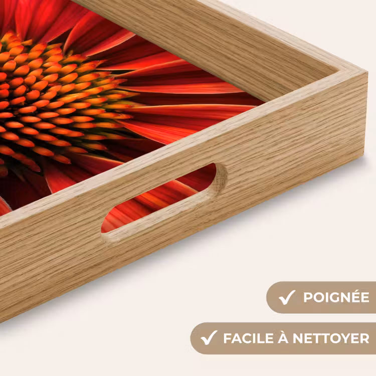 Plateau - Gros plan - Fleur - Rouge — 8
