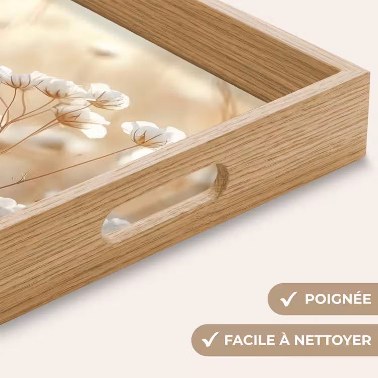 Plateau - Sauvage - Fleurs - Blanc — 8