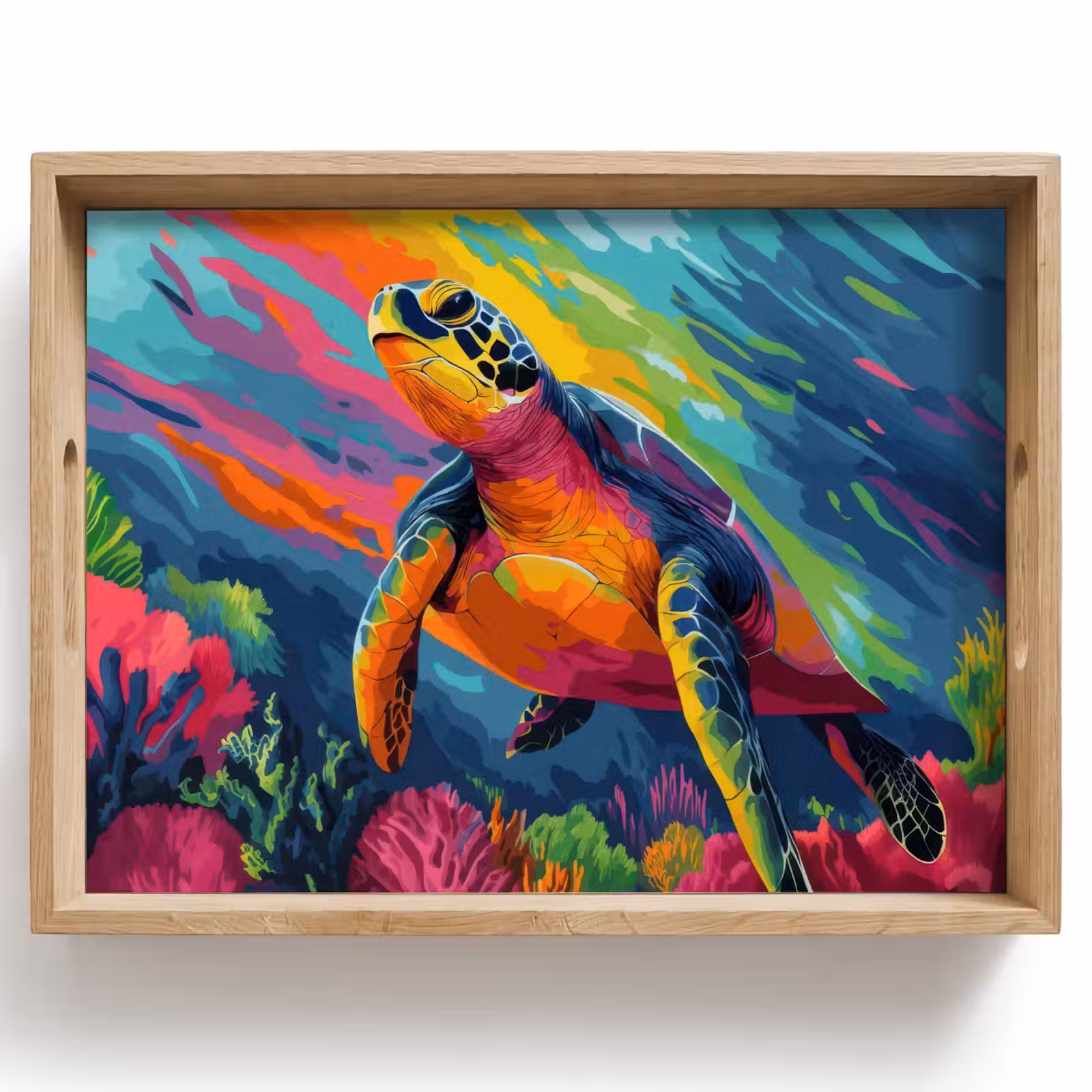 Plateau - Corail - Tortue - Abstrait - Eau — 1