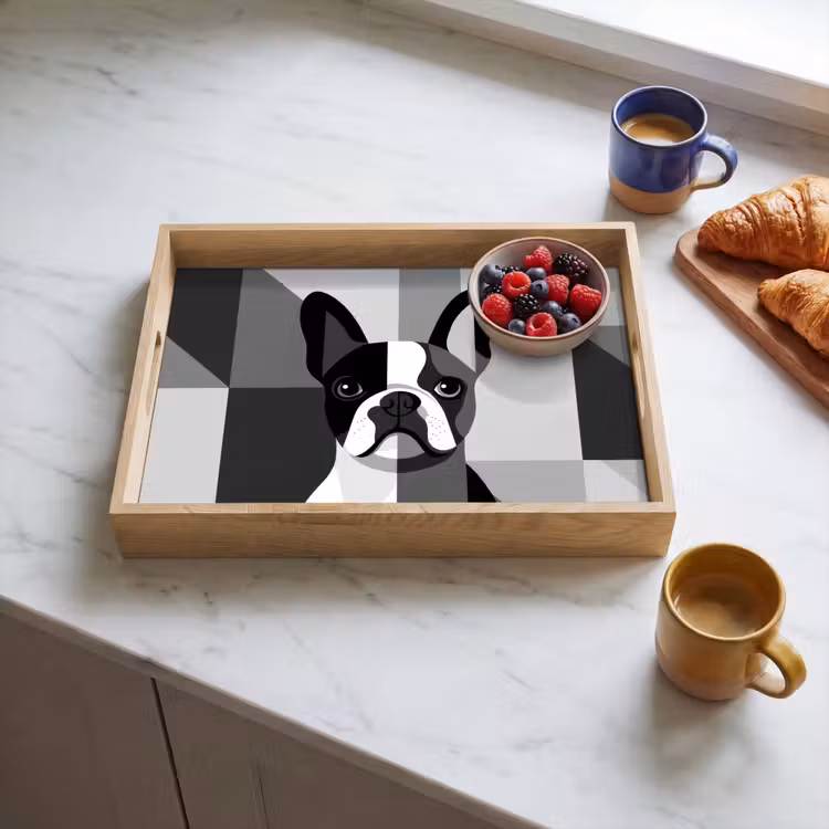 Plateau - Bulldog - Noir - Abstrait - Avions — 3