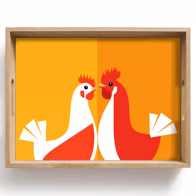 Plateau - Poulets - Orange - Plaines — 1