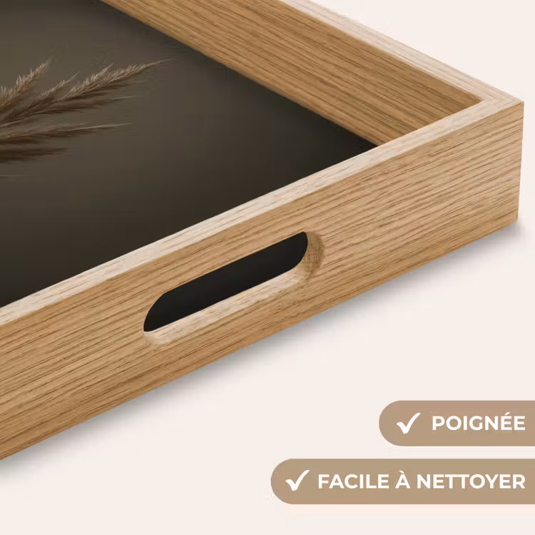 Plateau - Branche - Herbe à prune - Marron foncé — 8