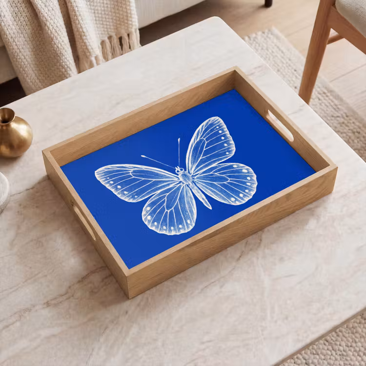 Plateau - Papillon - Blanc - Pointillé — 2