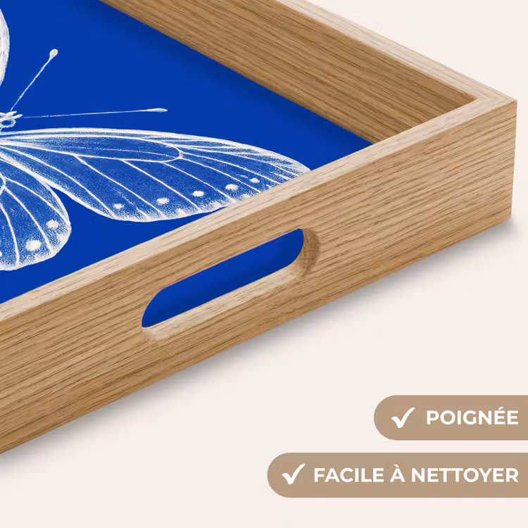 Plateau - Papillon - Blanc - Pointillé — 8