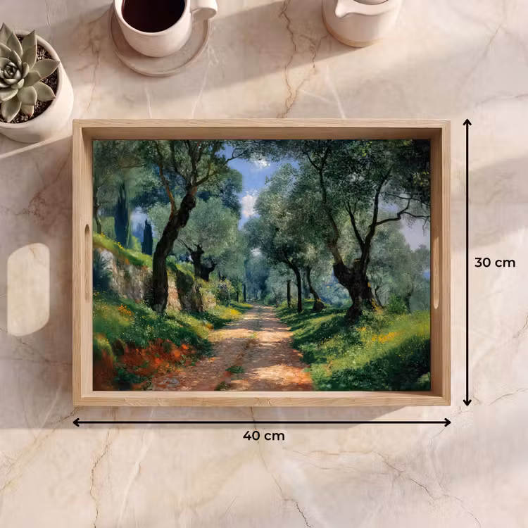 Plateau - Chemin - Arbres - Ombre - — 7