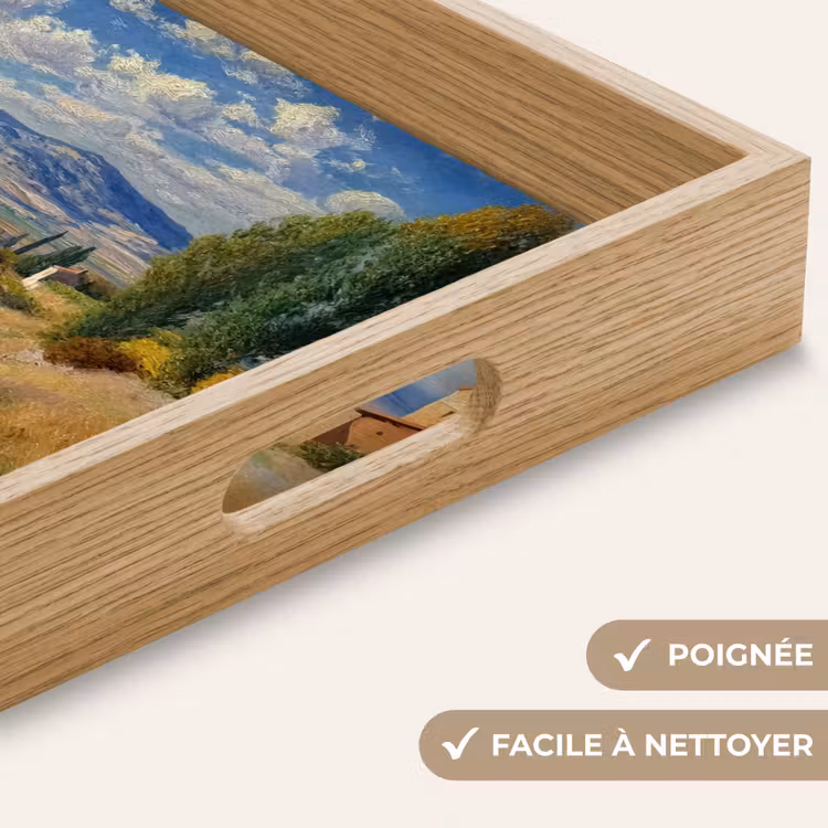 Plateau - Personnes - Marche - Sentier de sable - Champs — 8