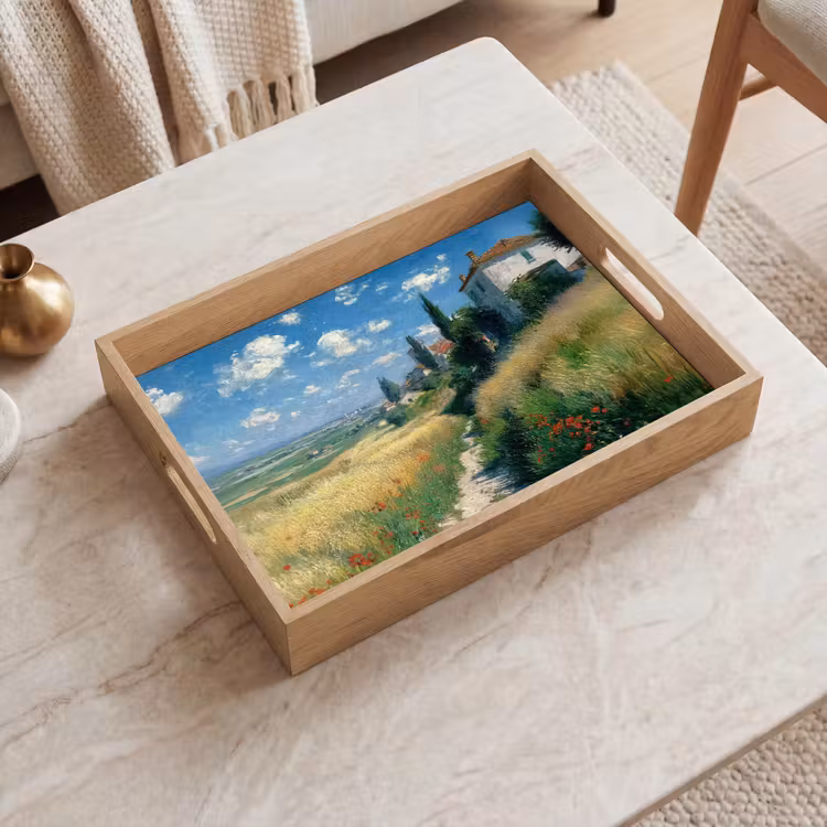 Plateau - Piste de sable - Maison - Arbres - Pelouse — 2