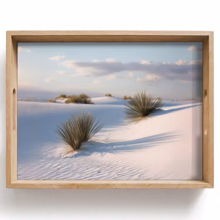 Plateau - Dunes - Herbe - Nuages - Beige — 1