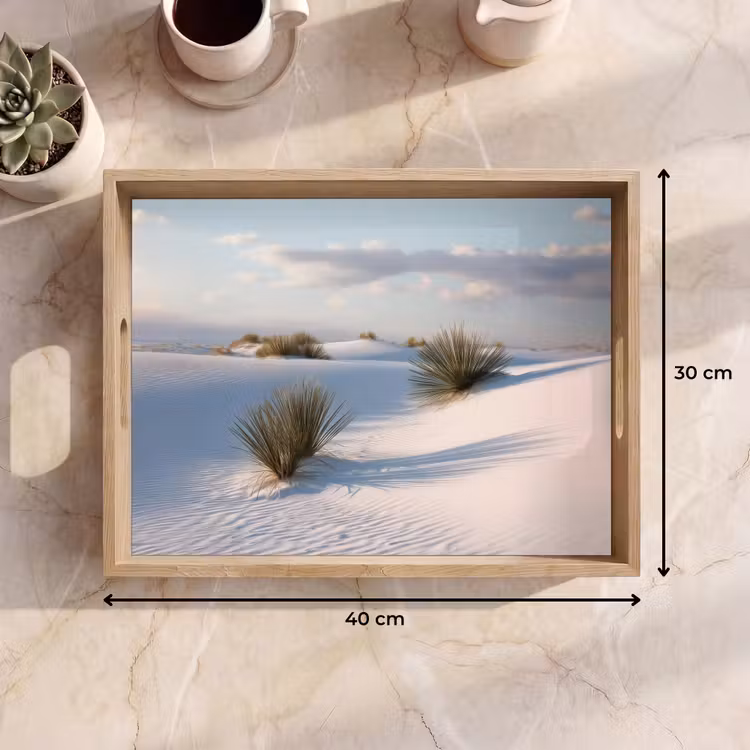 Plateau - Dunes - Herbe - Nuages - Beige — 7