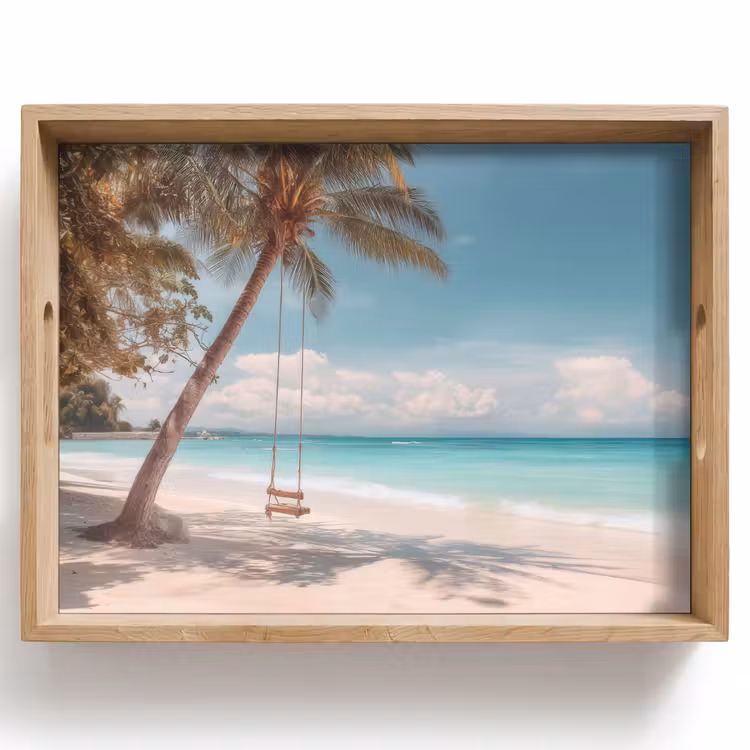 Plateau - Palmier - Balançoire - Plage - Air — 1