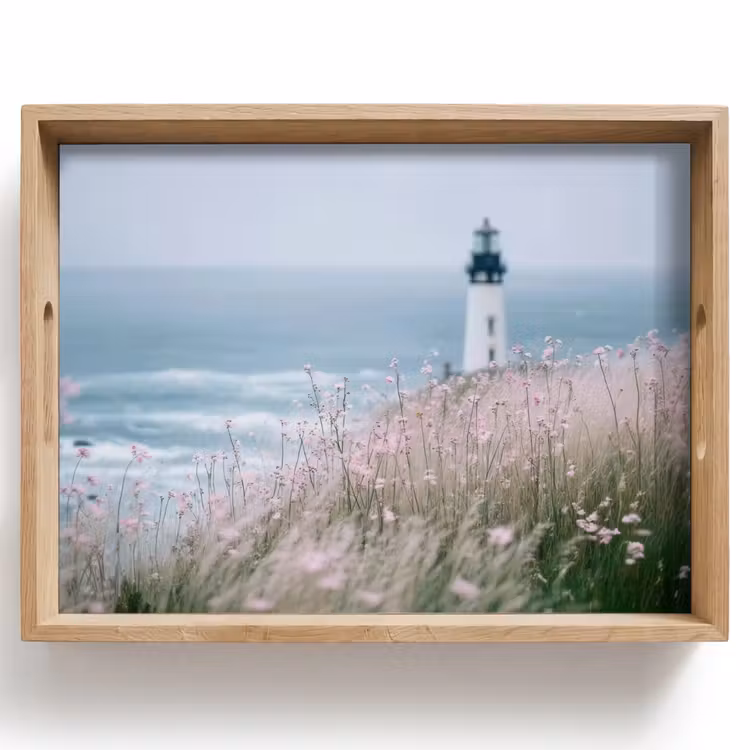 Plateau - Phare - Falaise - Mer - Fleurs — 1
