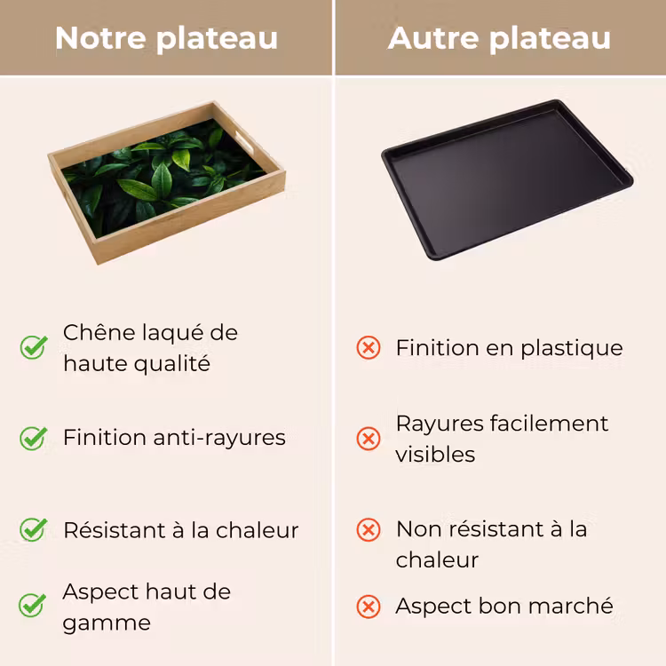 Plateau - Feuilles - Gouttes de pluie - Lumière - Vert — 9