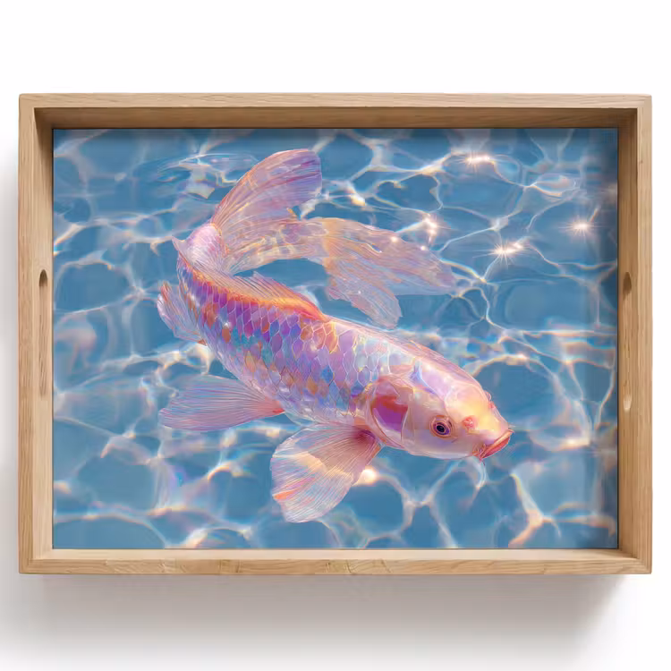 Plateau - Poisson - Eau - Bleu - Lumière — 1